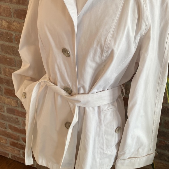 Giacca large white peacoat with silver buttons - Picture 4 of 12